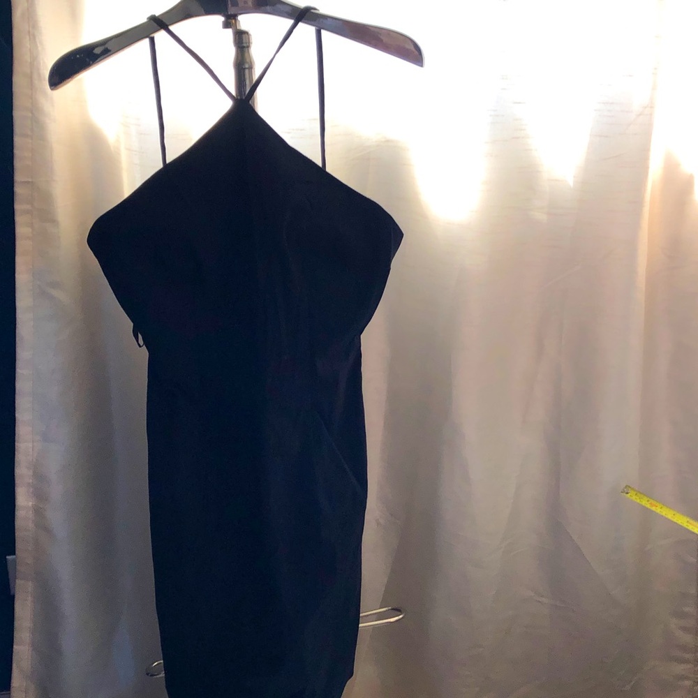 NWT Black Y2K BodyCon, Backless Guess Dress, Size 11